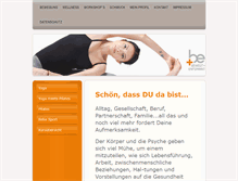 Tablet Screenshot of bewegt-entspannt.com